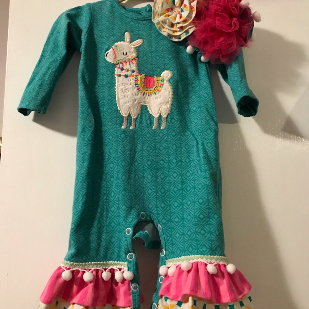 Ricrac and ruffles - headband included